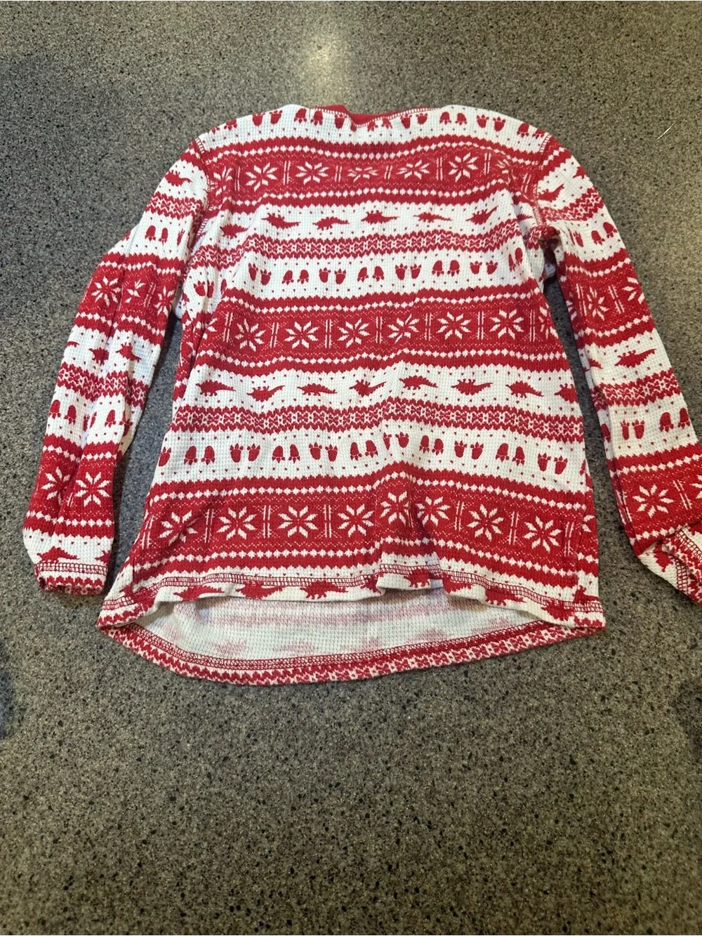 Old Navy Red & White pj top